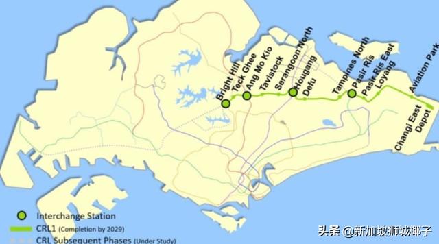 刷屏！新加坡最新版官方地鐵圖出爐了