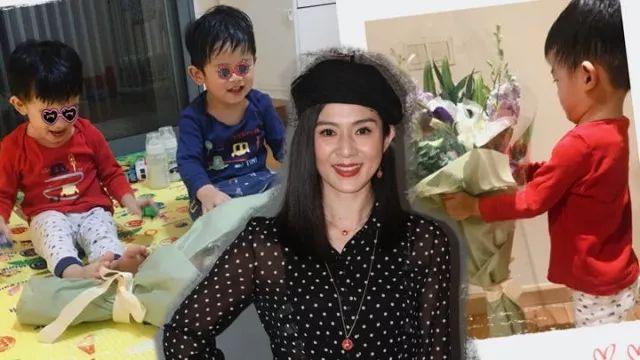 溫馨！45歲香港第四代玉女掌門人慶祝結婚六周年 兒子代爸爸獻花