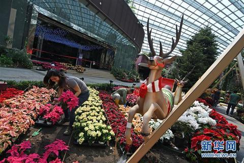 新加坡滨海湾花园将迎来北欧风情圣诞节