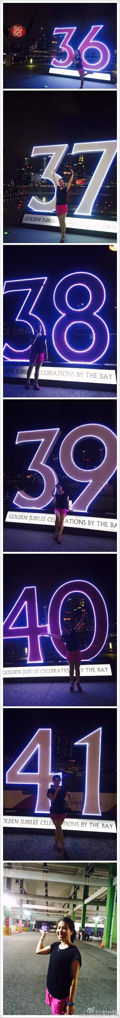 去滨海湾庆祝SG50，顺便数数新加坡的1-50