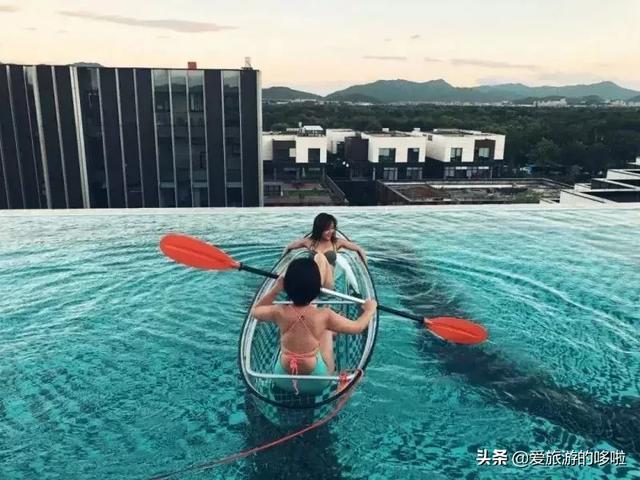 不去新加坡，杭州就有屋顶无边泳池，透明船上发现西溪小众风景