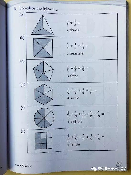 新加坡小学数学最大的特点