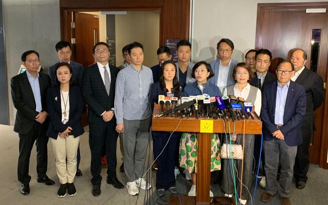 香港建制派議員聲明：支持政府依法采取一切措施止暴