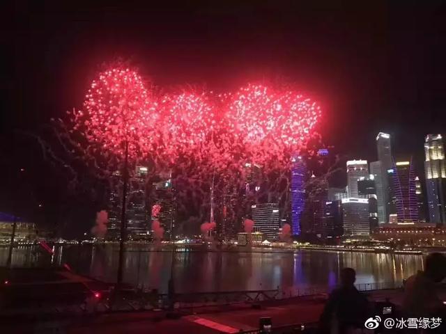 新加坡盛大煙花！2019跨年夜美翻了~