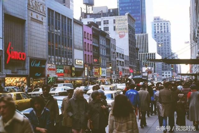 1979年美国纽约的圣诞节场景