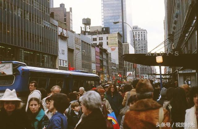 1979年美国纽约的圣诞节场景