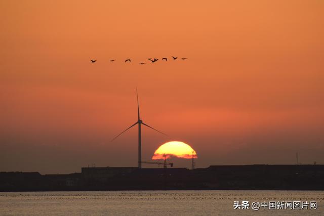 山东荣成：桑沟湾日出