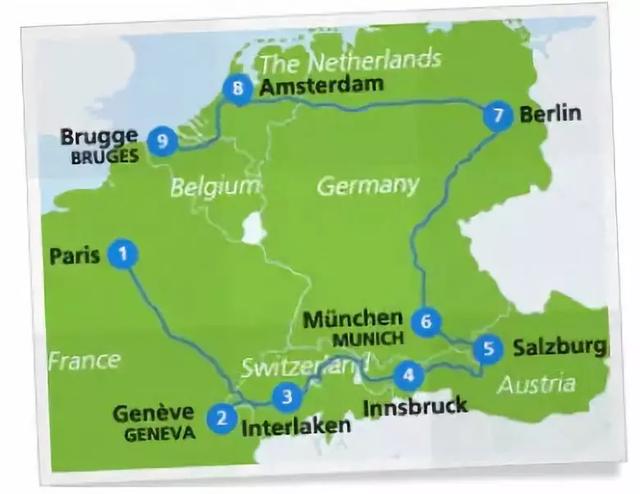 一張火車票玩轉歐洲31國，價錢還不到2000