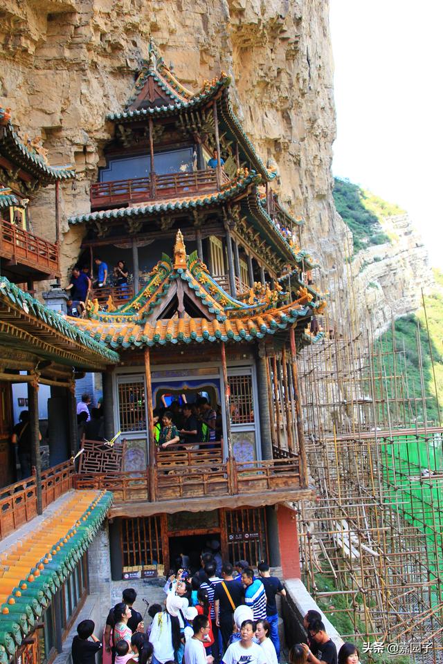 山西大同恒山千年古寺悬空寺