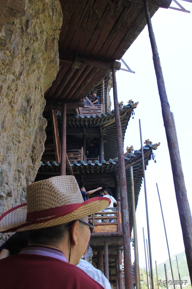 山西大同恒山千年古寺悬空寺