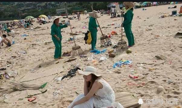 韩国景区垃圾遍地，却指责是中国游客，如今少了中国游客现状打脸