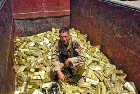 伊拉克戰爭結束後，薩達姆的90噸黃金消失，這些錢都到哪了
