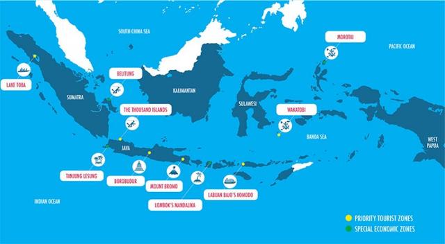 印尼打造“10个新巴厘岛”，旅游胜地包括奥巴马老家