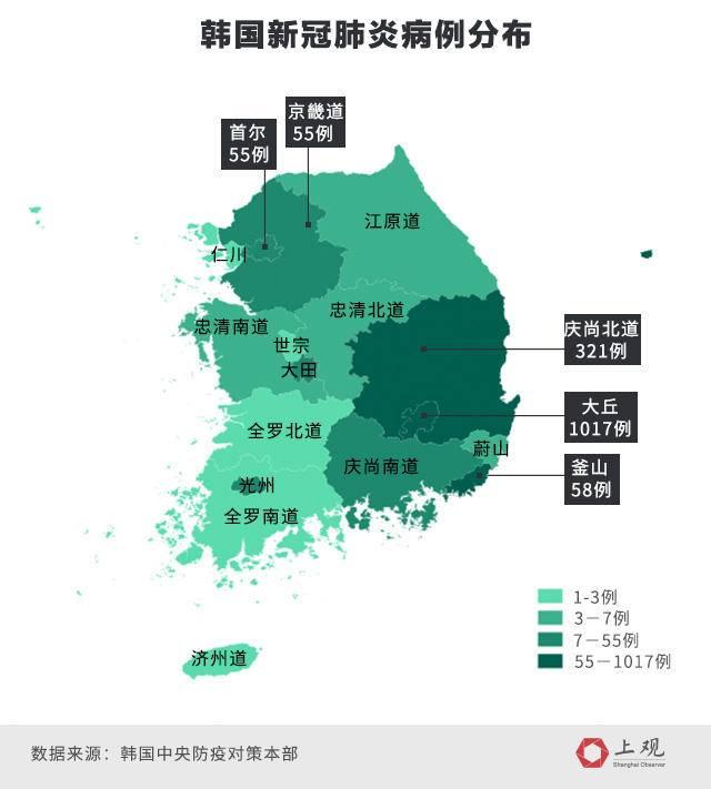 确诊病例超过2000！为何海外疫情的爆发点是韩国，而不是日本与新加坡