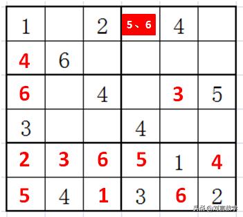 玩转数独之六宫数独高级技巧（区块法）