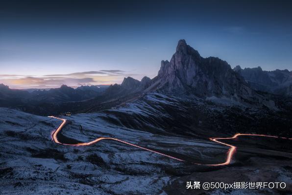 意大利多洛米蒂山区，封面大片的取景地