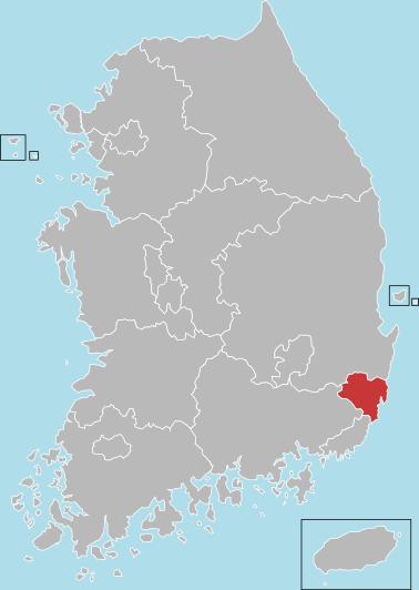 韩国17 个一级行政区