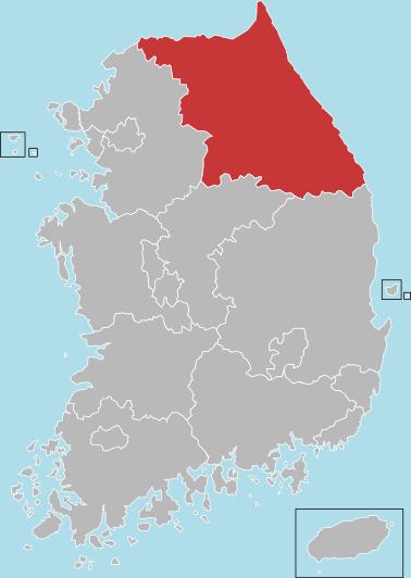 韩国17 个一级行政区