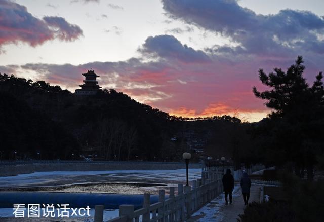 日落西山边   晚霞醉如烟