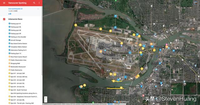 温哥华国际机场拍机