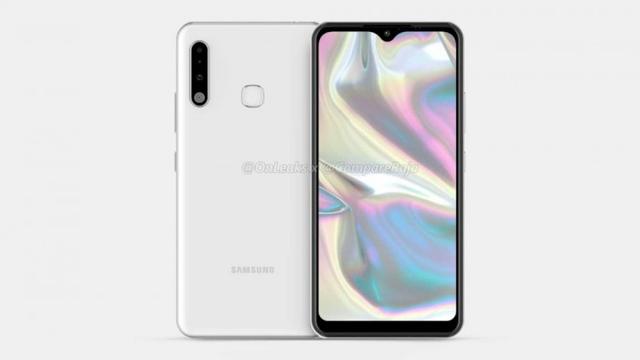 Galaxy A70e渲染图曝光：6.1吋屏 仍配MicroUSB端口