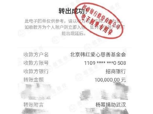 韩红不再逃避，公布明星捐款名单，网友：总算看清杨幂的真面目