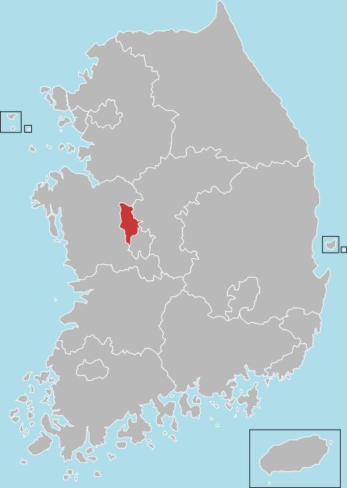 韩国17 个一级行政区