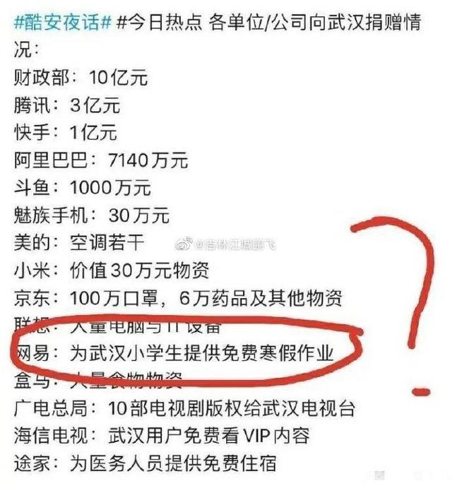 疫情下捐作业？网易和丁磊的慈善困局