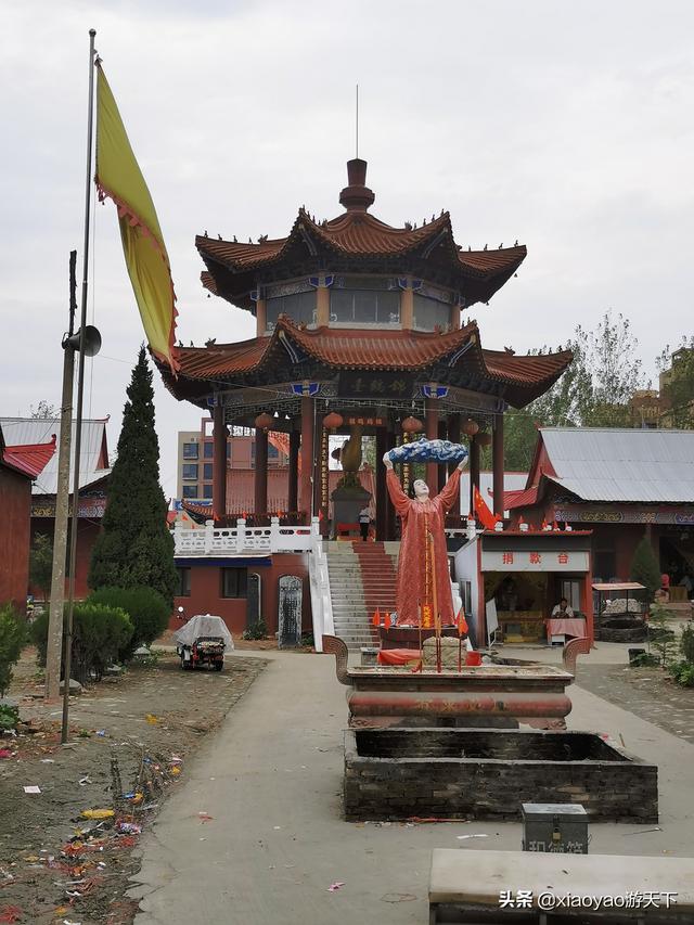 锦鸡园，柘城七台八景之一，老子歇鹤的地方