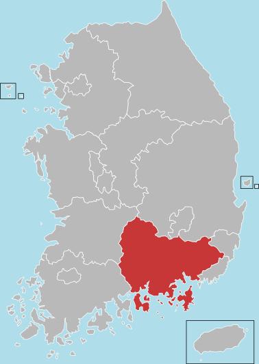 韩国17 个一级行政区