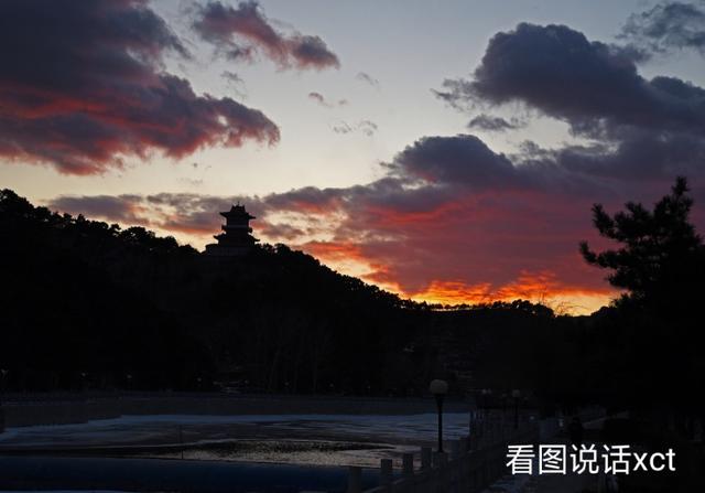 日落西山边   晚霞醉如烟