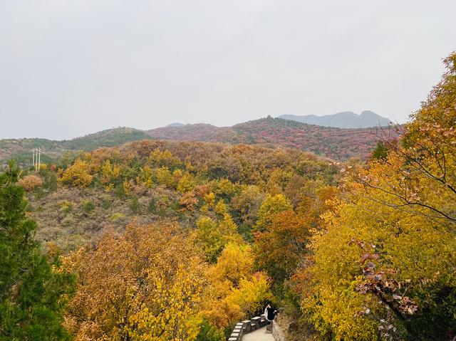 湖光秋色好风景，北京雁栖湖