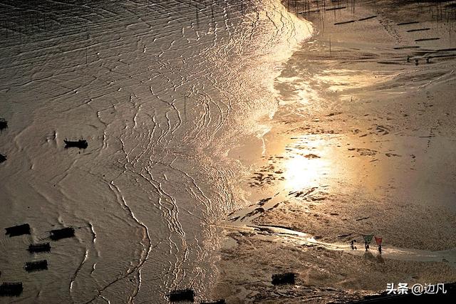 霞浦小皓，夕阳下的赶海人