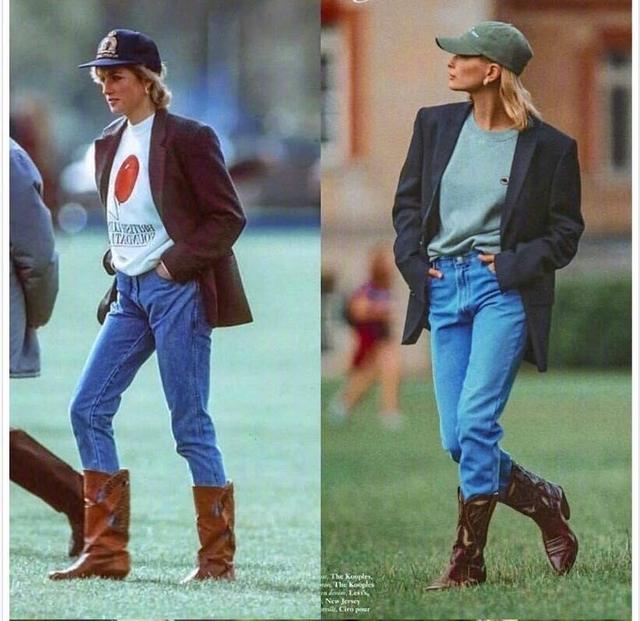 梅根凱特爲美暗地較勁,可戴安娜的時尚,她倆再用20年都追不上