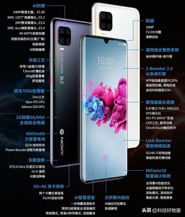 另辟蹊径，中兴天机Axon 11 5G“视频”手机低调发布