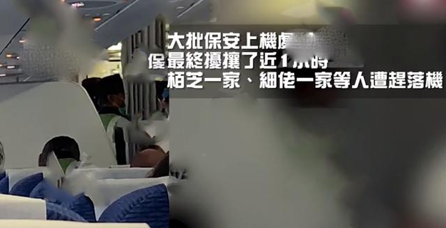 张柏芝搭返港飞机与空姐吵架，僵持一个钟全家人被赶下机