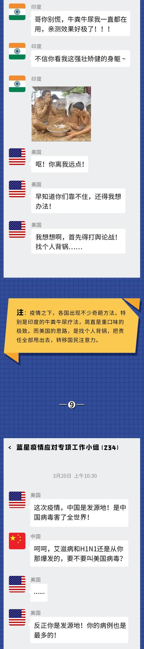 疫情下的世界各国在一个群里，会聊什么？