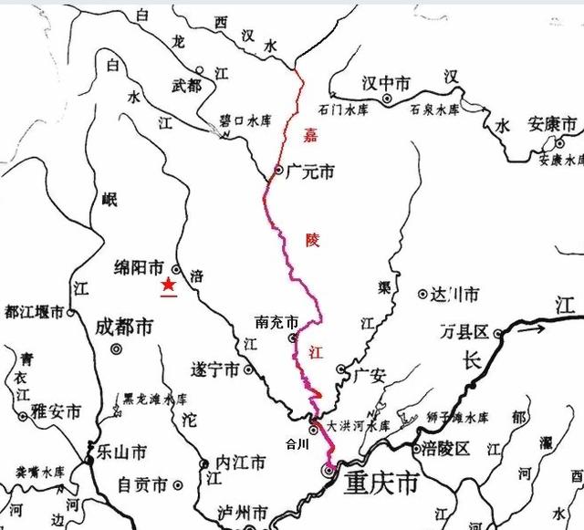 知道嗎？陝西三縣是嘉陵江源和上遊，可沿河一直走到重慶朝天門！