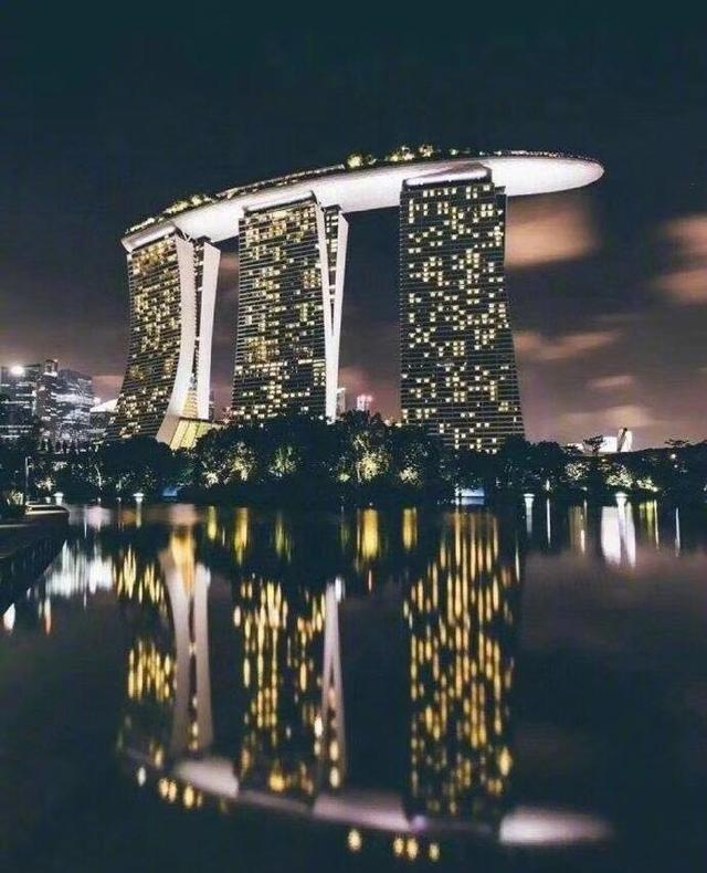 新加坡的夜景，超美