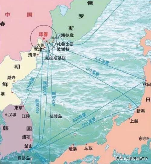 我国东北亚地区近海但不靠海，正争取新的出海口