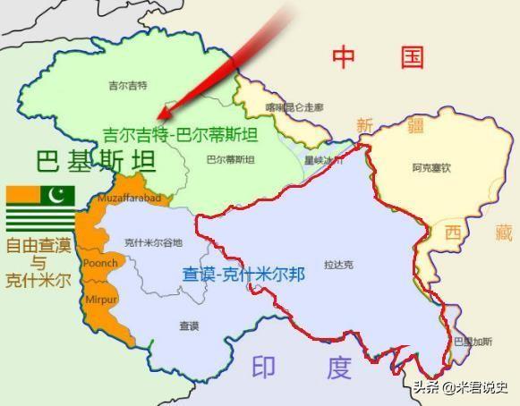 克什米尔和中国有什么关联？一地分三国，拉达克曾是西藏的