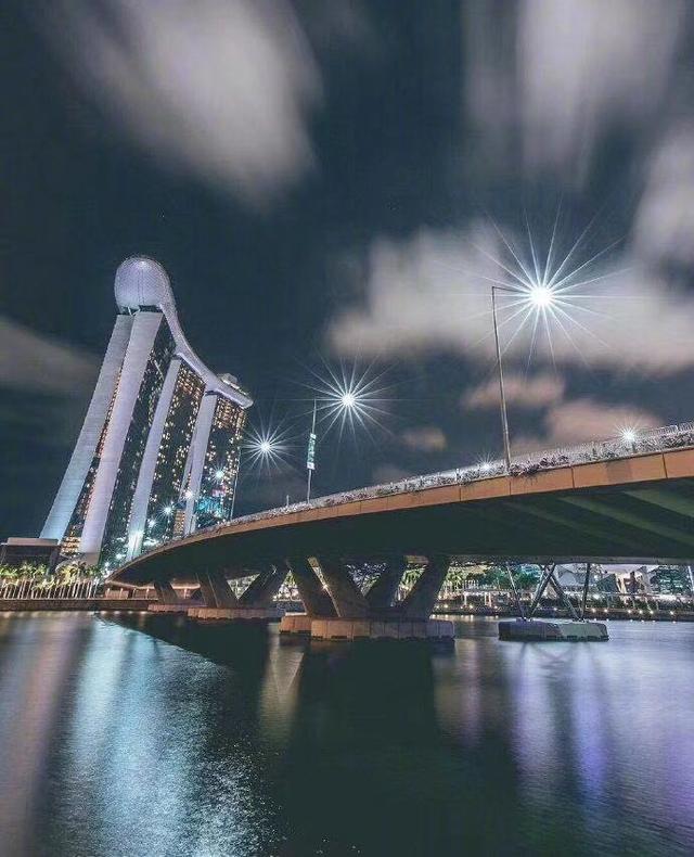 新加坡的夜景，超美