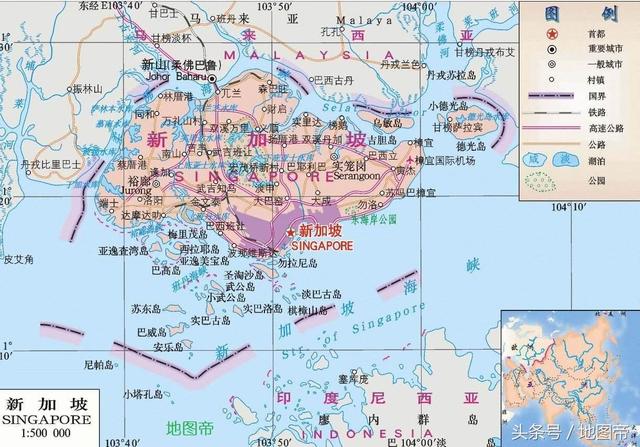 新加坡曾是海洋大国，1300公里外也有领土