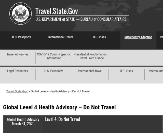 美国政府：美国公民尽快回国！立刻马上