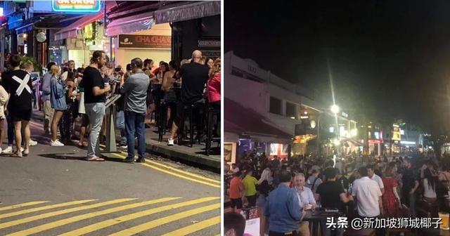 剛解封，新加坡大批人聚餐，人貼人不戴口罩！網友：不要前功盡棄