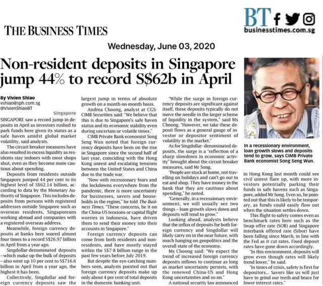 全球富豪更傾向于移民新加坡的原因是什麽？