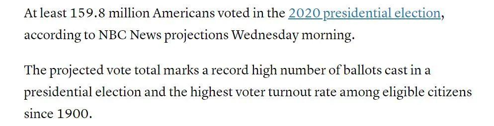 这次美国大选，创了纪录