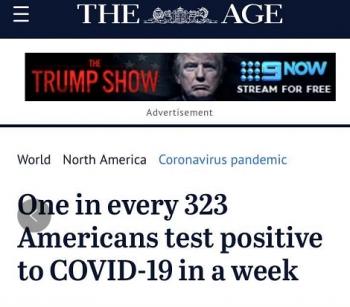 七天增加100万，美国新冠疫情传播速度前所未有