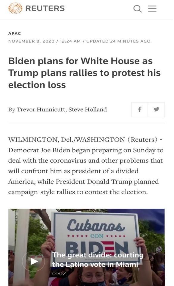 北美观察丨大选后冲突动乱不断 美国社会弥漫焦虑不安