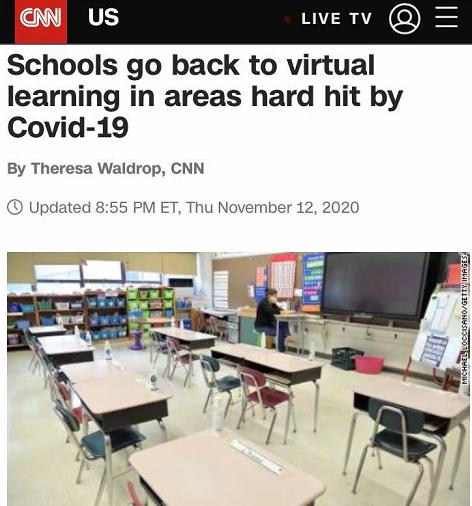 北美观察丨美国单日确诊竟破18万！停课、限令再次开始启动